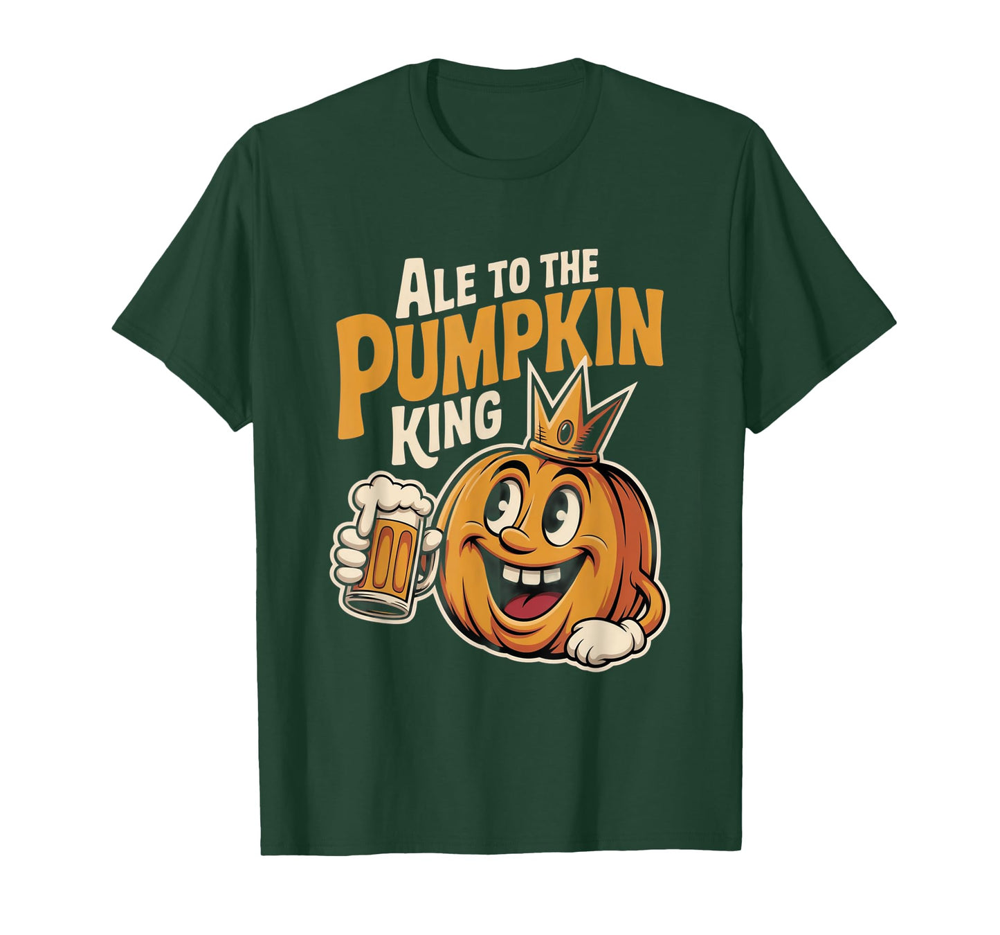 Ale to The Pumpkin King Funny Halloween Beer Lover T-Shirt