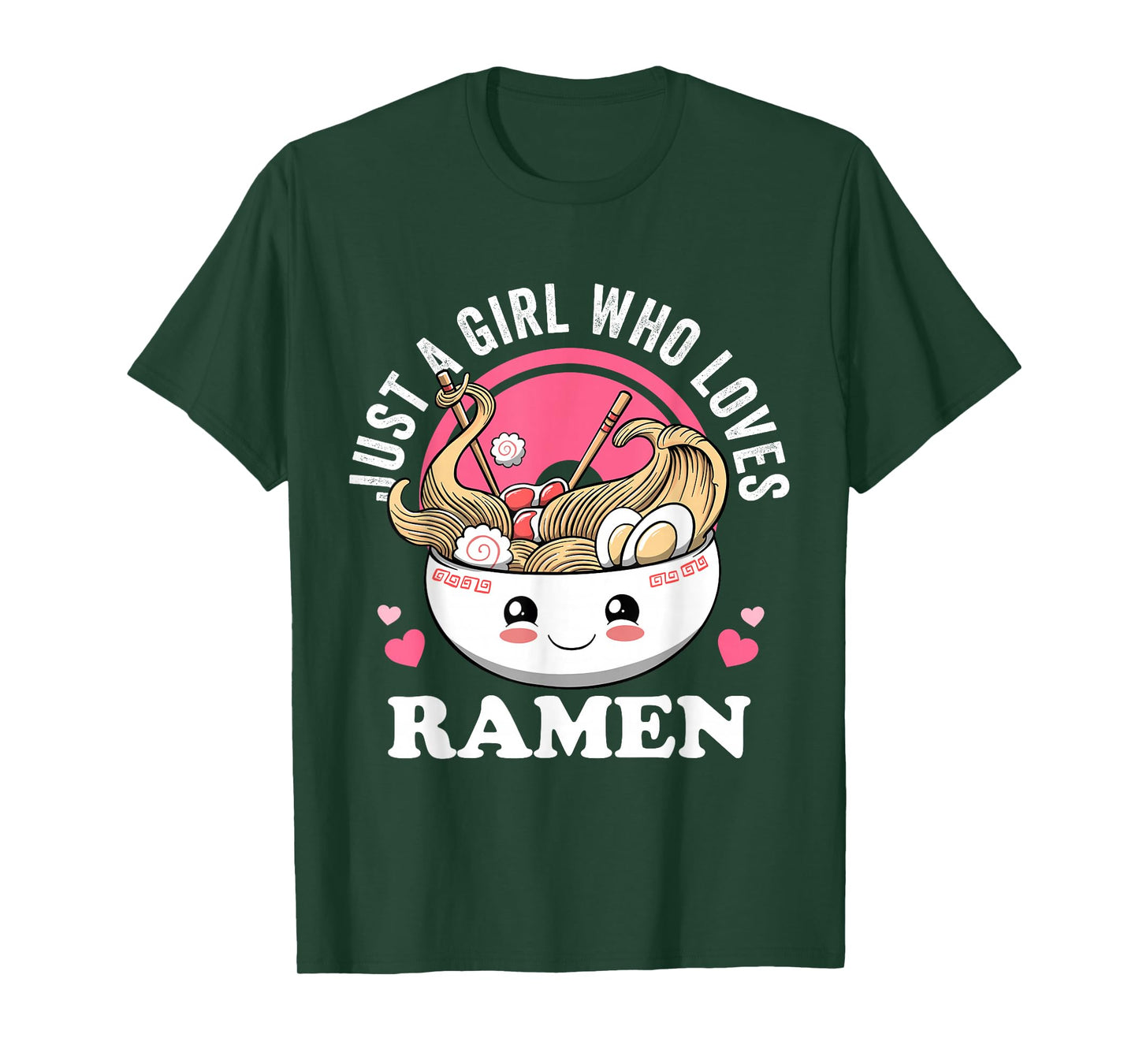 Just a Girl Who Loves Ramen Japanese Noodles I Love Ramen T-Shirt