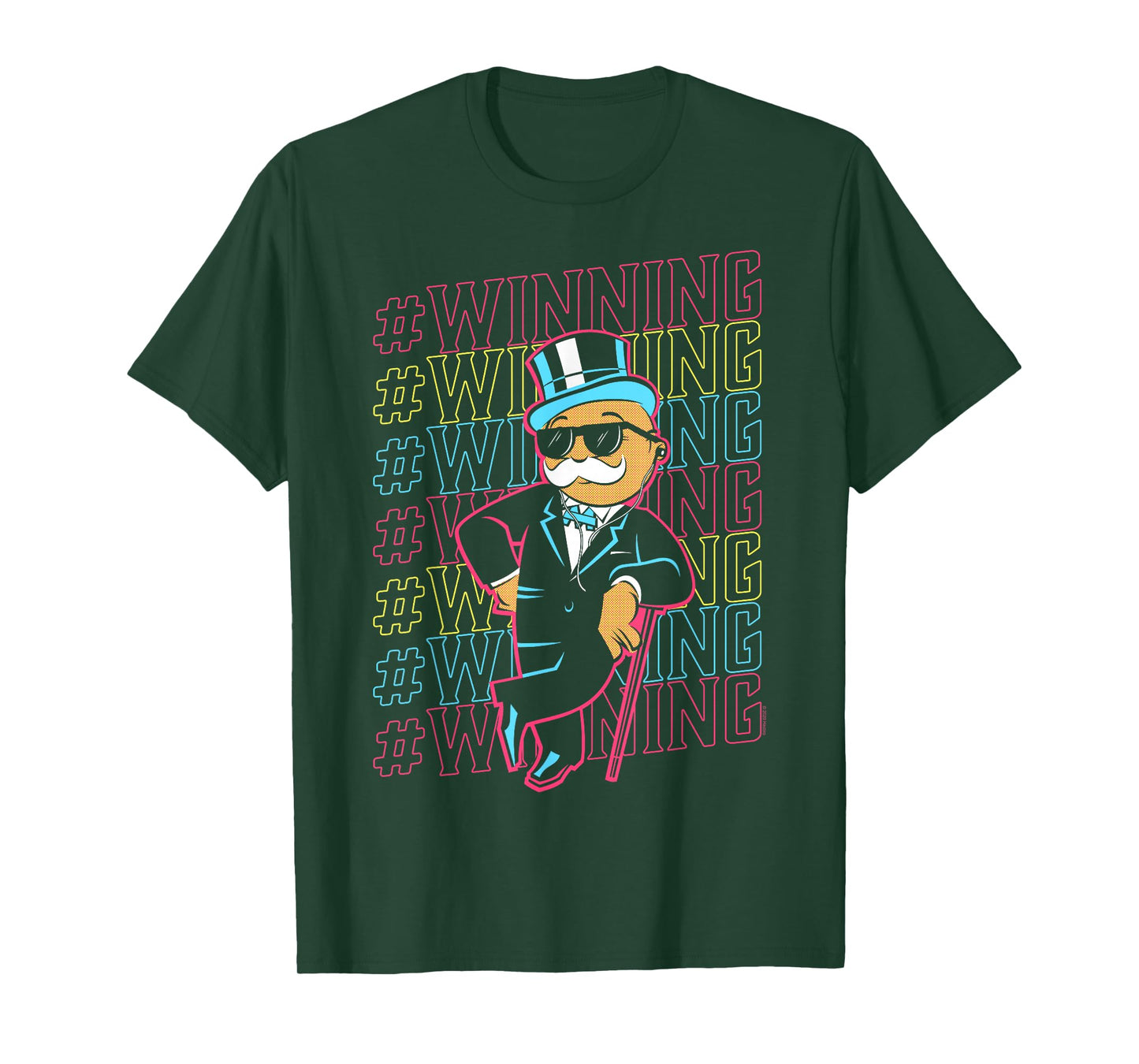 Monopoly Rich Uncle Pennybags Winning T-Shirt