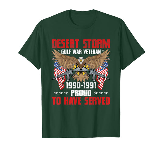 Desert Storm Veteran Pride Persian Gulf War T-Shirt