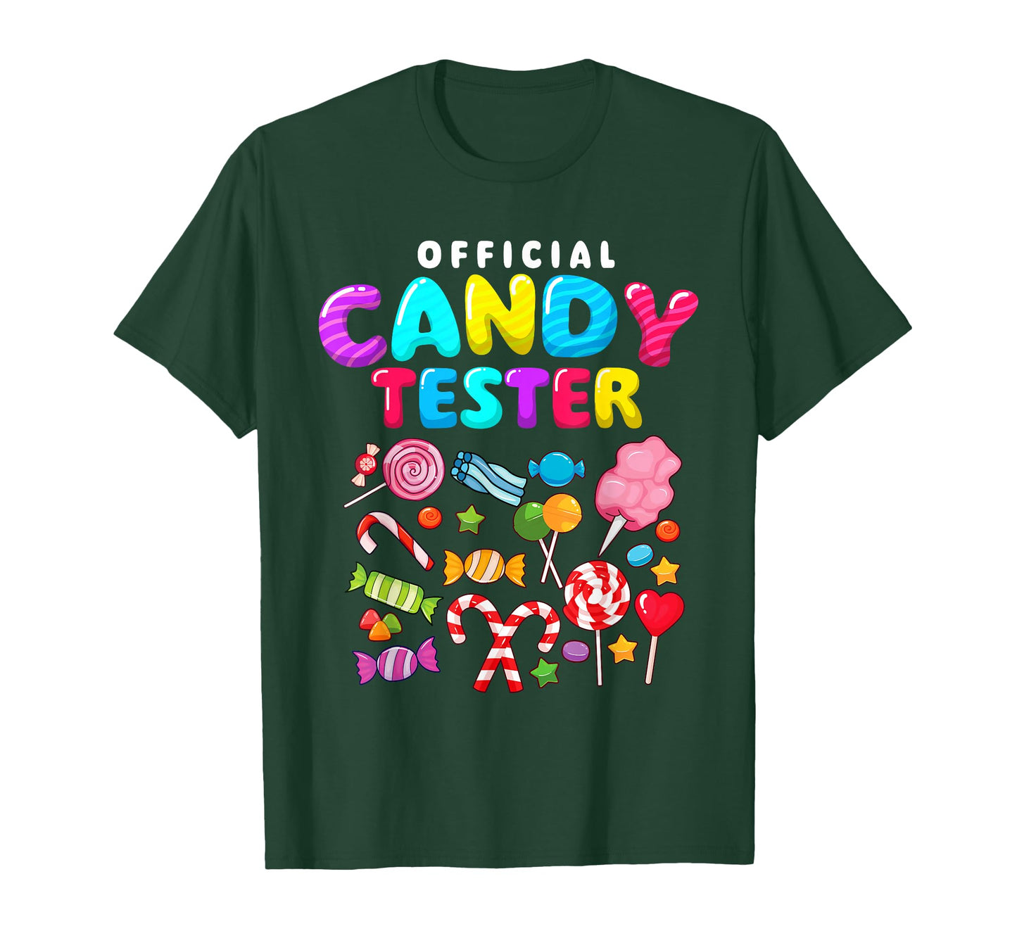 Official Candy Tester - Lollipop Candy Lovers Sweets T-Shirt