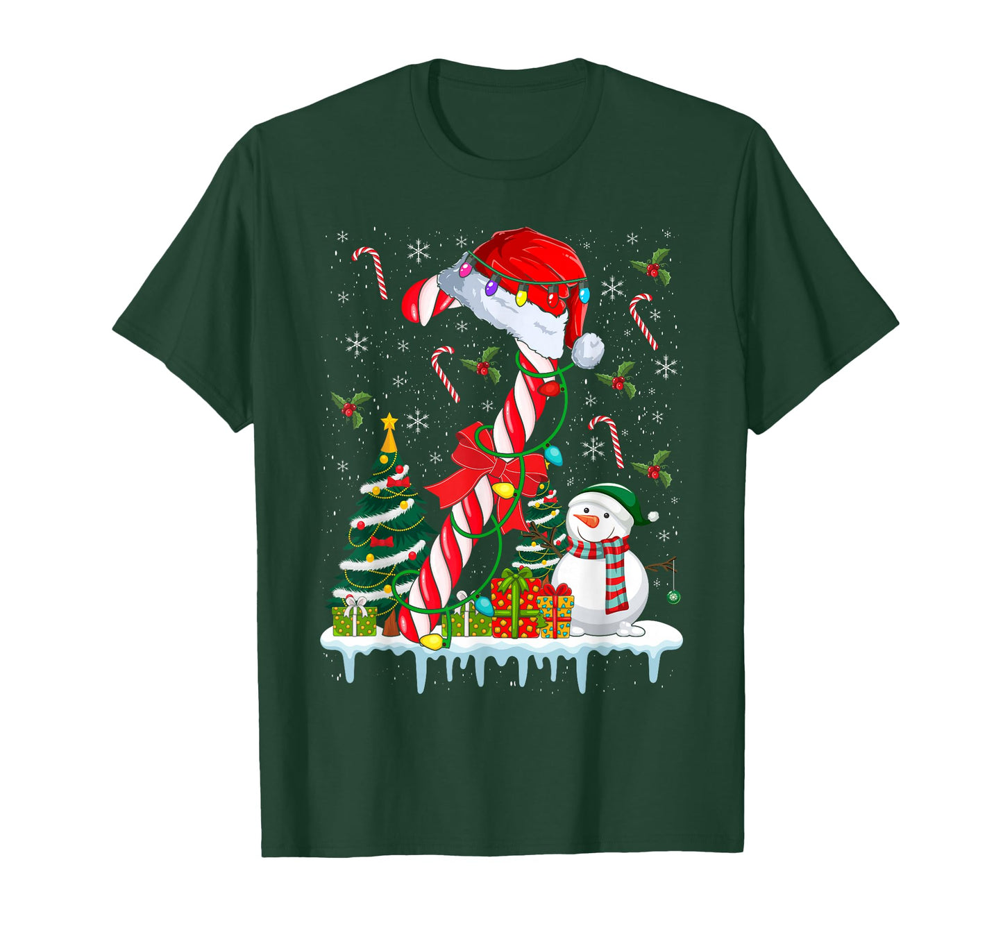 Christmas Candy Cane Lover Gift Co. Candy Cane Crew Christmas Matching Costume Xmas Group Unisex Family/Group T-Shirt