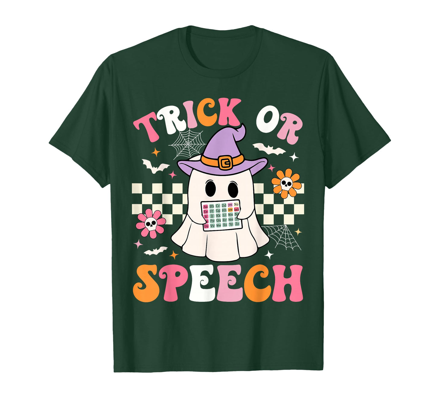Trick or Speech Funny SLP Halloween Speech Therapy Halloween T-Shirt