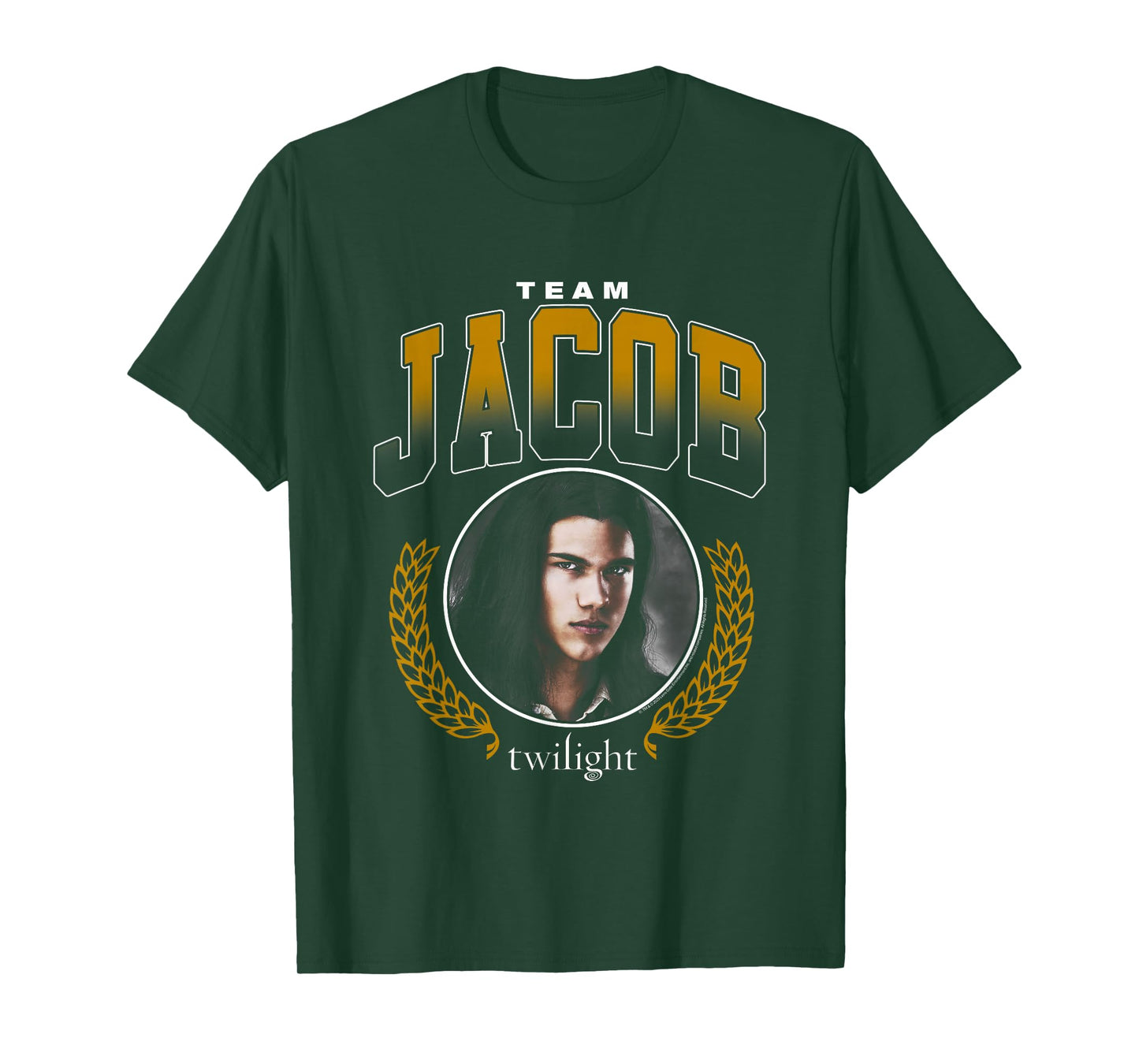 Twilight Team Jacob Varsity Lettering Werewolf Movie T-Shirt
