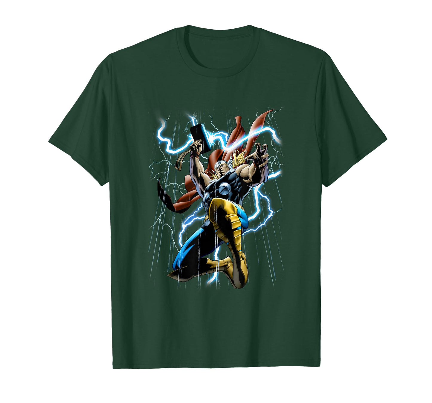 Marvel Comics Retro Classic Thunder & Lightning Mighty Thor T-Shirt
