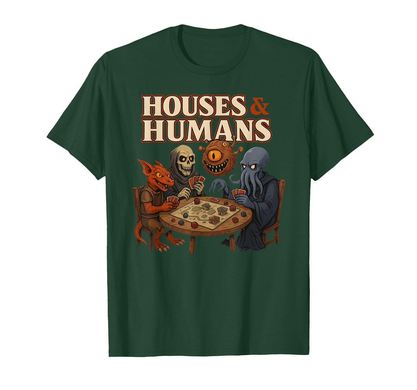 RPG Gamer Gaming Night Fun with Friends Tabletop Adventures T-Shirt