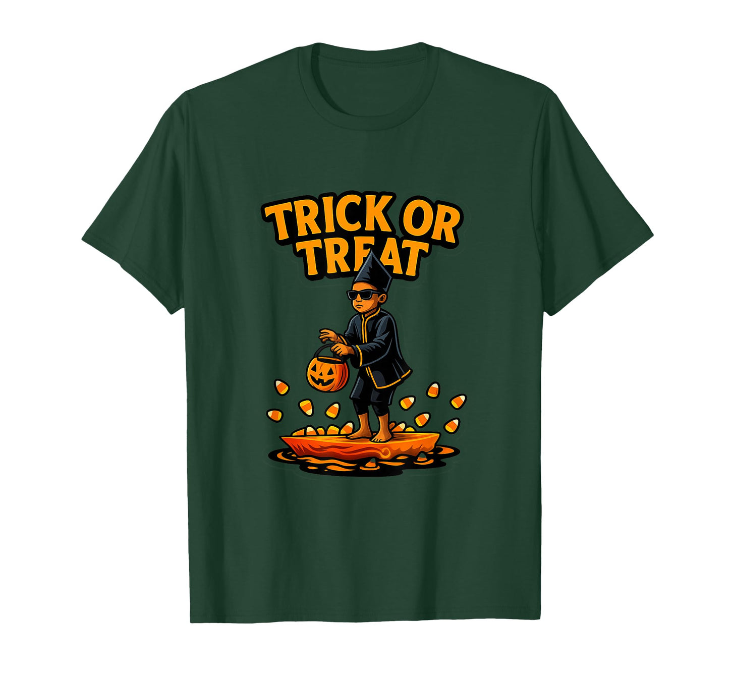 Aura Farming Trick or Treat Halloween Costume Vibes T-Shirt