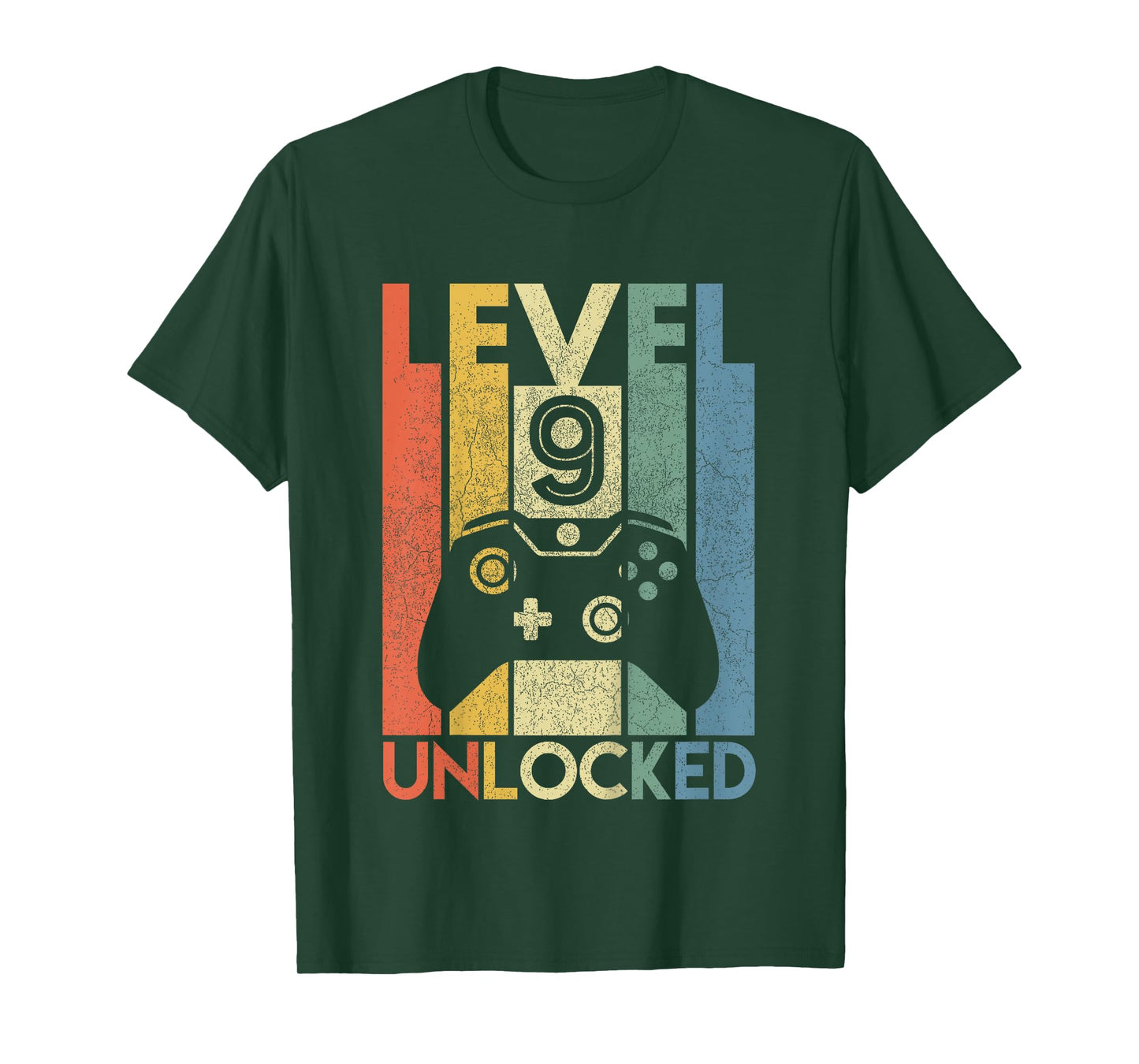 Level 9 Unlocked Shirt Funny Video Gamer 9th Birthday Gift T-Shirt