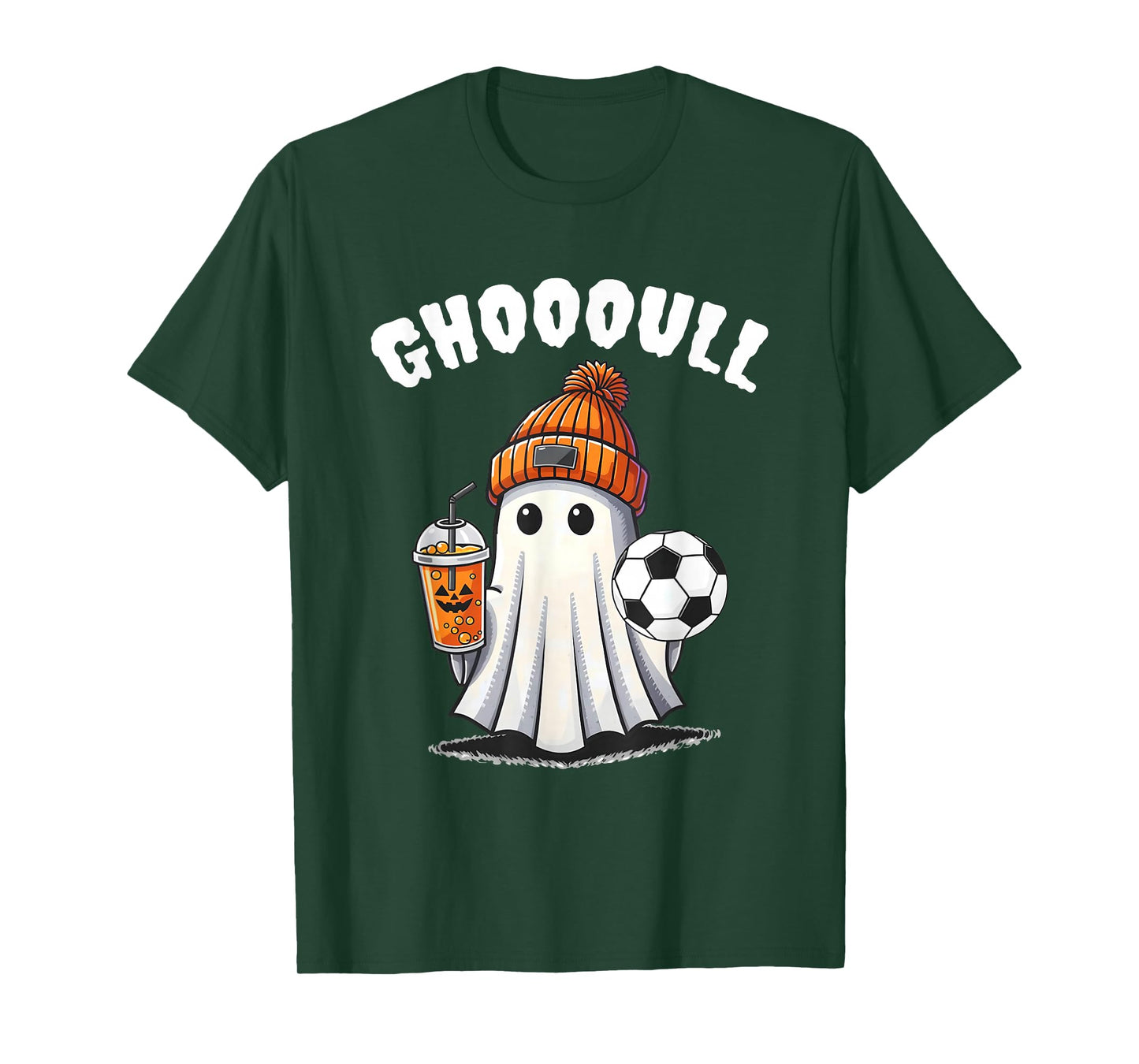 Ghoooal Soccer Ghost Halloween Funny Soccer Halloween T-Shirt