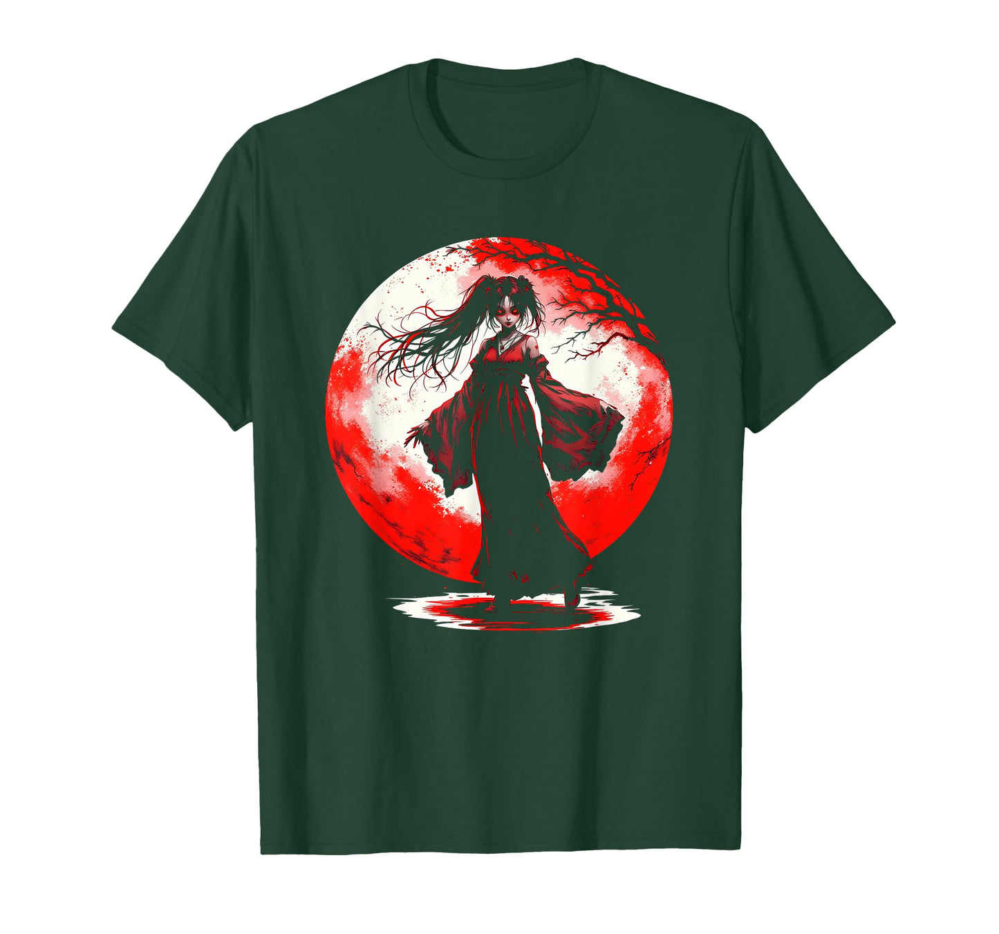 Horror Anime Manga Tee I Gothic Outfit I Japanese Chibi Girl T-Shirt