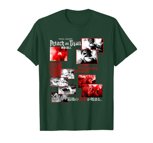 Attack on Titan Season 4 - Season 4 Curated Clutter Anime T-Shirt