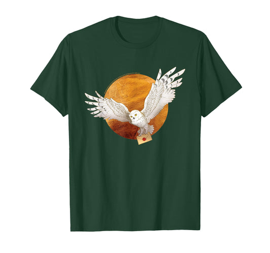 Harry Potter Hedwig and The Moon T-Shirt Small