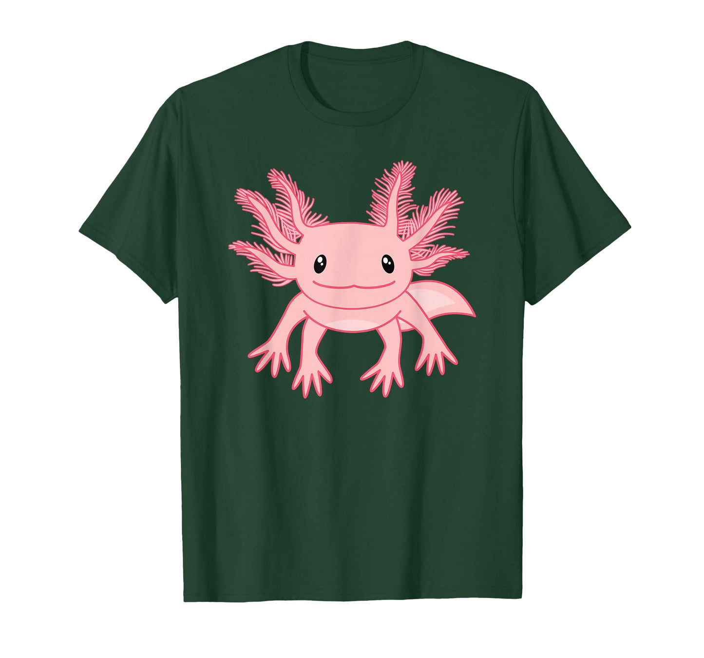 Cute Pink Axolotl Kawaii Axolotl Lover Women Girls T-Shirt