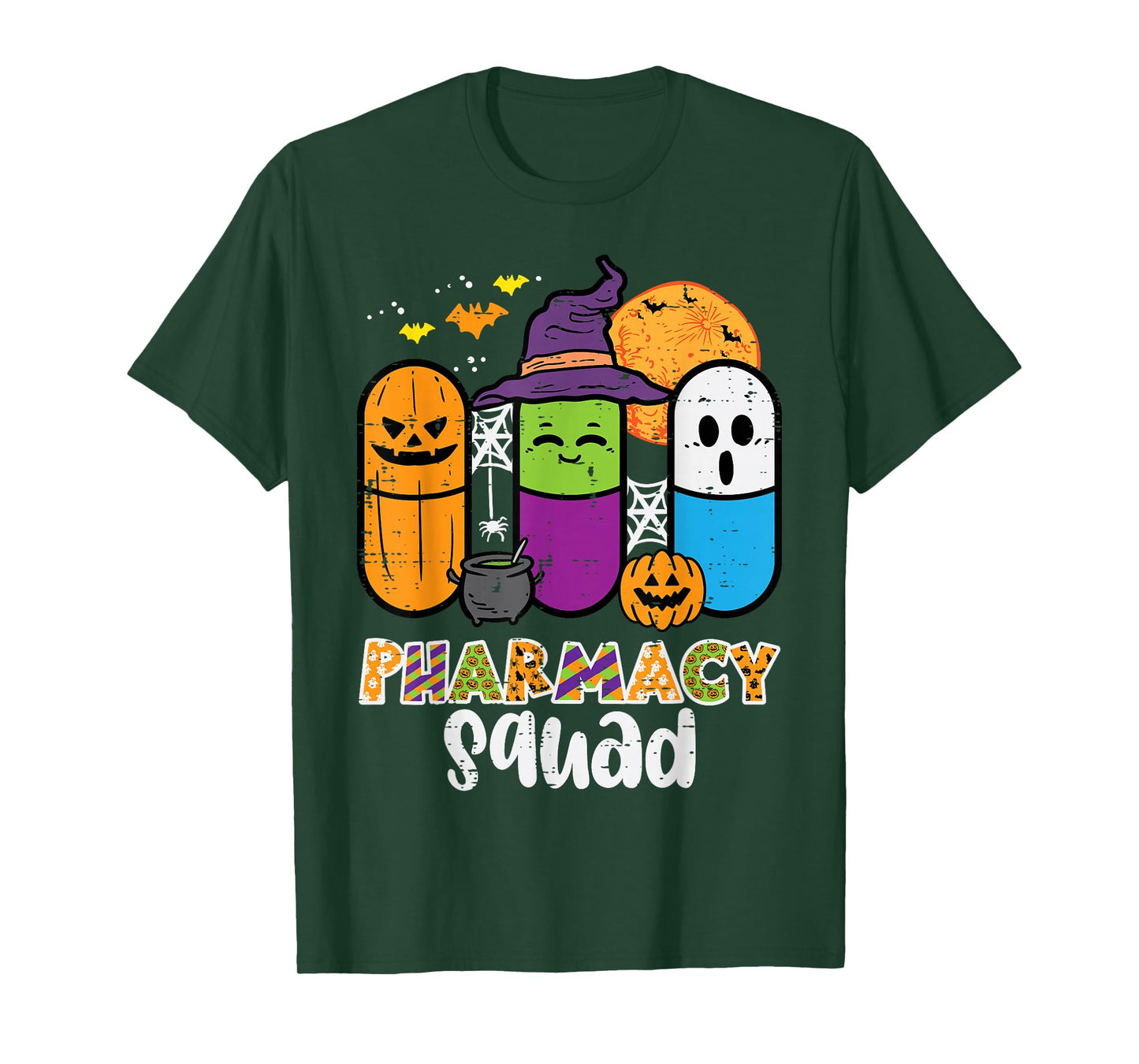 Halloween Pharmacy Squad PIlls Costume Pharmacist Women Men T-Shirt