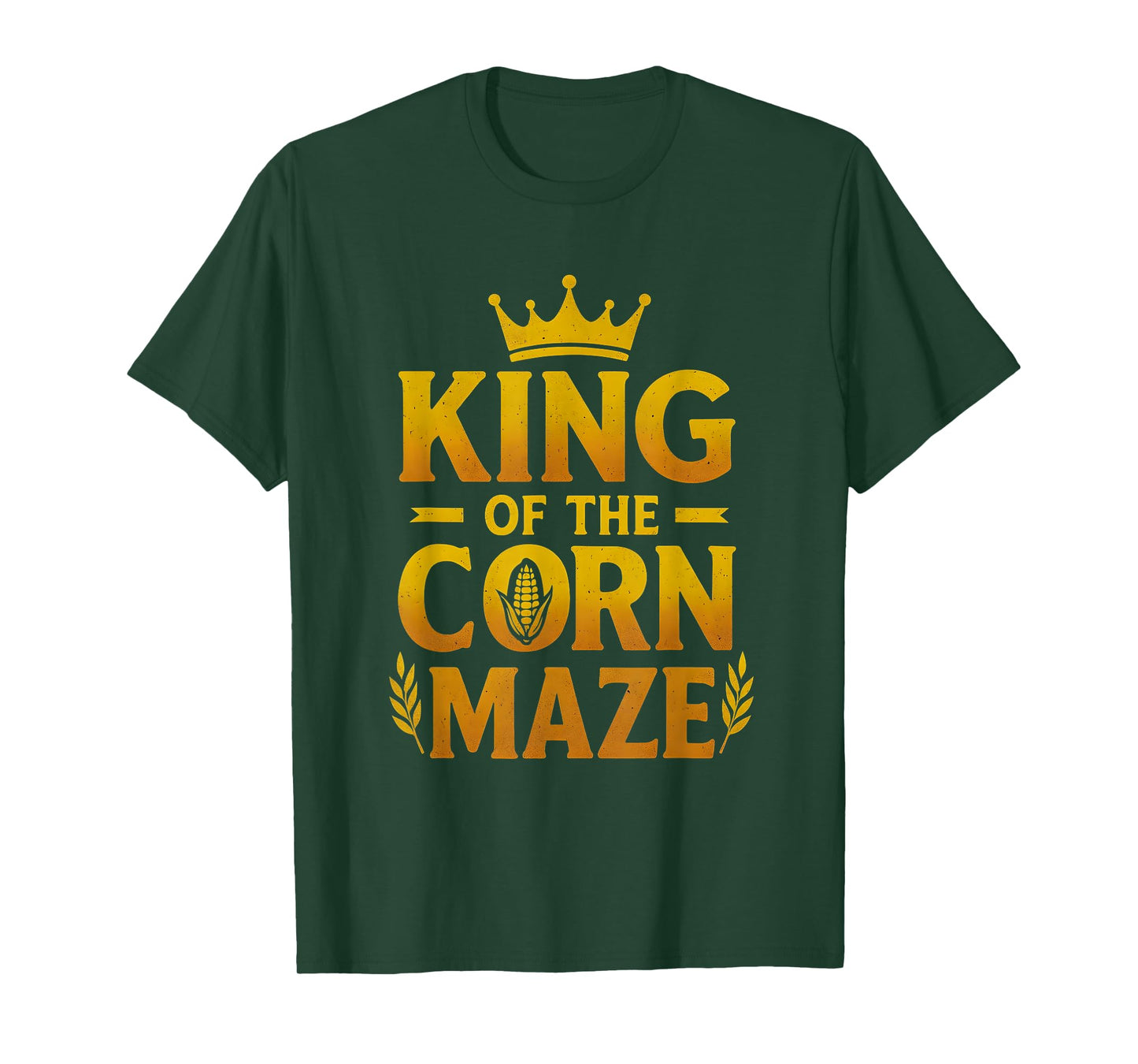 King Of The Corn Maze Fall Festival Crown T-Shirt