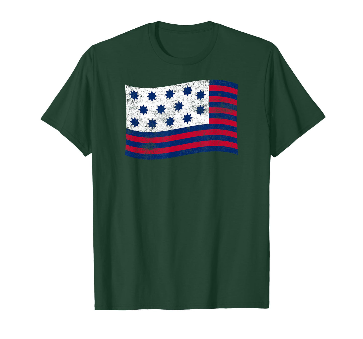 Guilford Courthouse Flag – American History Patriotic T-Shirt