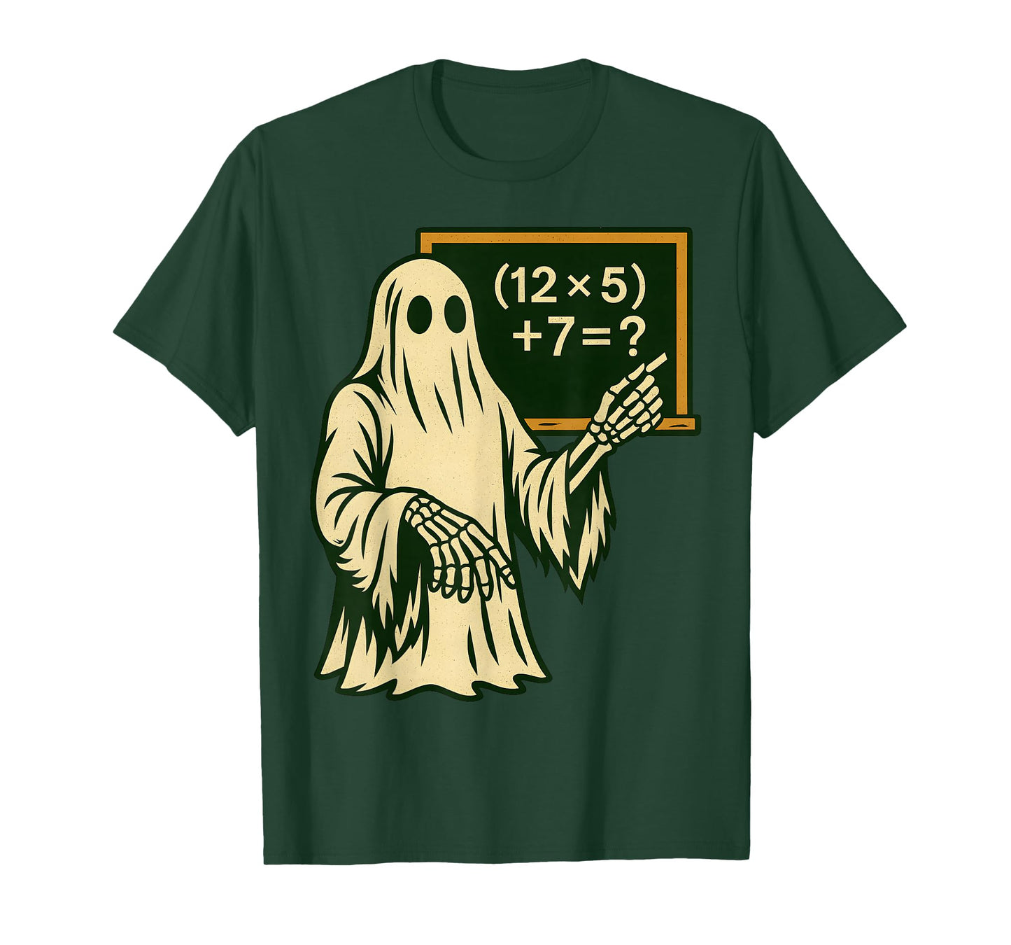 67 Teacher Halloween Ghost Six Seven Meme Brainrot Math Joke T-Shirt