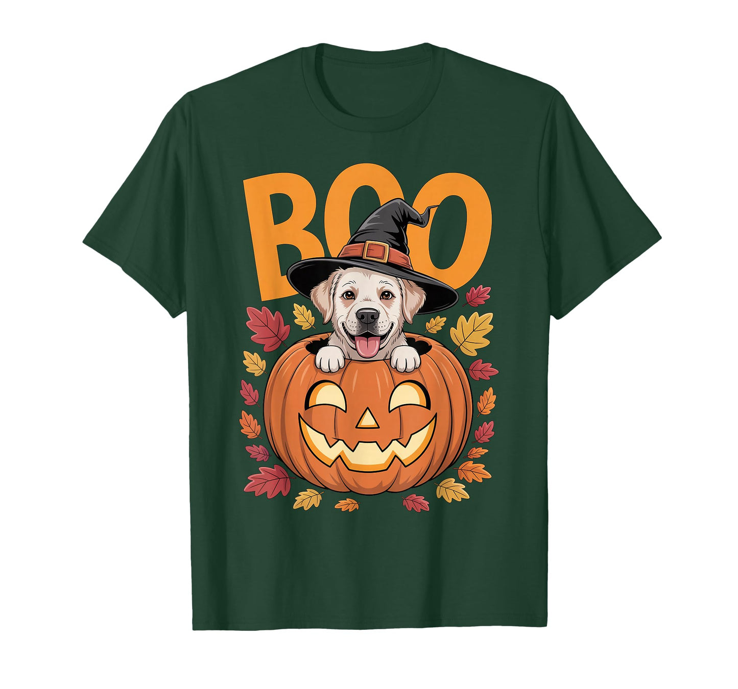 Lab Costume on Pumpkin Halloween Labrador Retriever T-Shirt