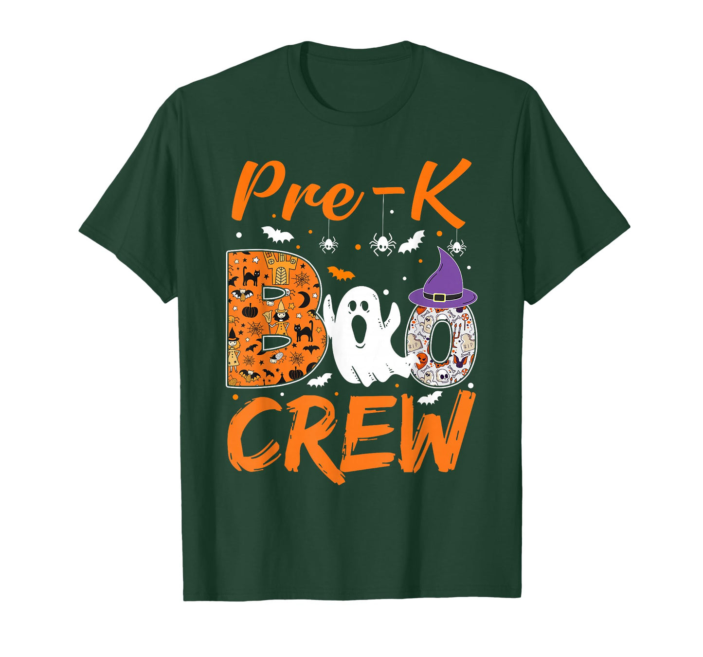 Pre-K Boo Crew Teacher Student Halloween Pre-kindergarten T-Shirt