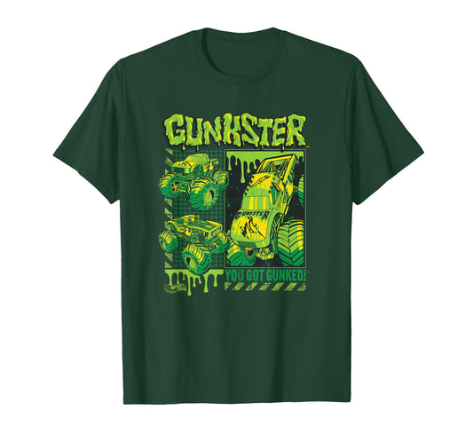 Hot Wheels Monster Trucks - Gunkster Grid T-Shirt
