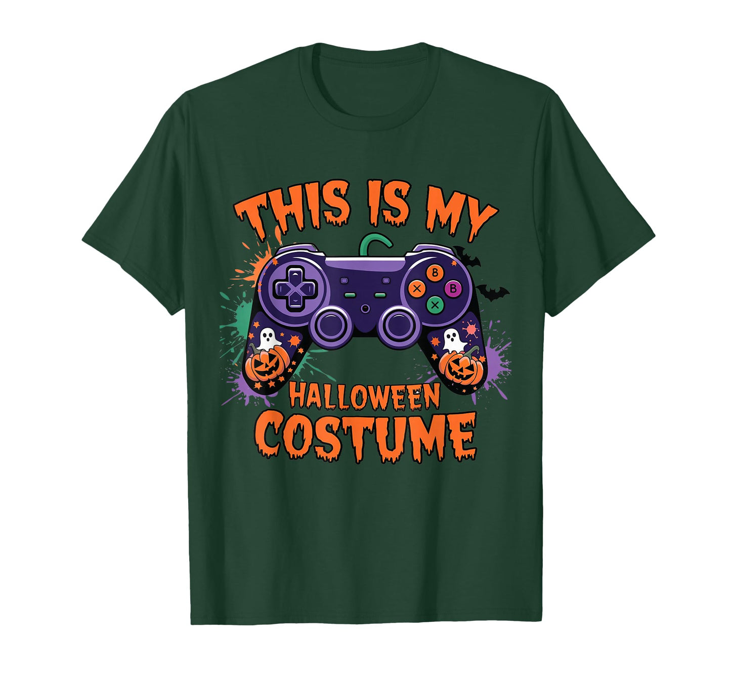 Spooky Gaming Outfits This Is My Halloween Costume Video Game Controller Tee Boys T-Shirt