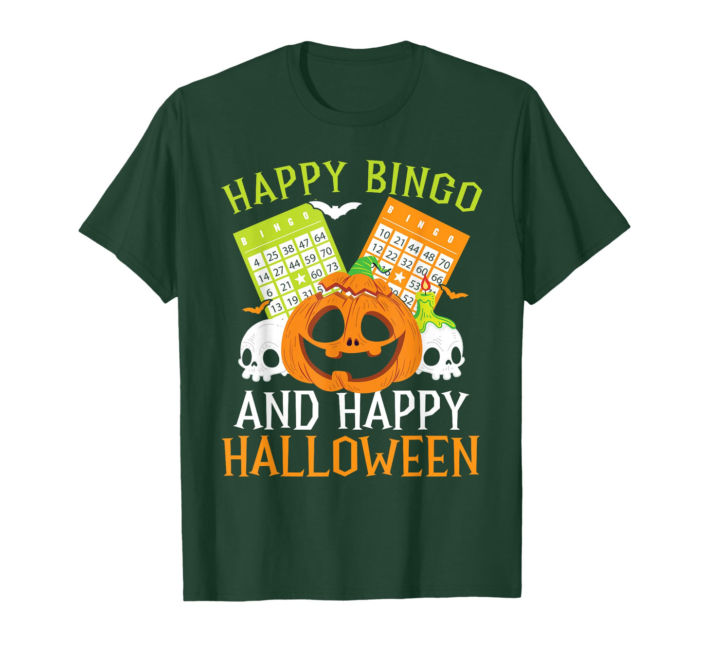 Bingo Halloween Trick Or Treat Bingo Player Bingo Caller T-Shirt