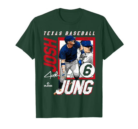 Josh Jung | Texas MLB Baseball Players| MLBJJU204M T-Shirt