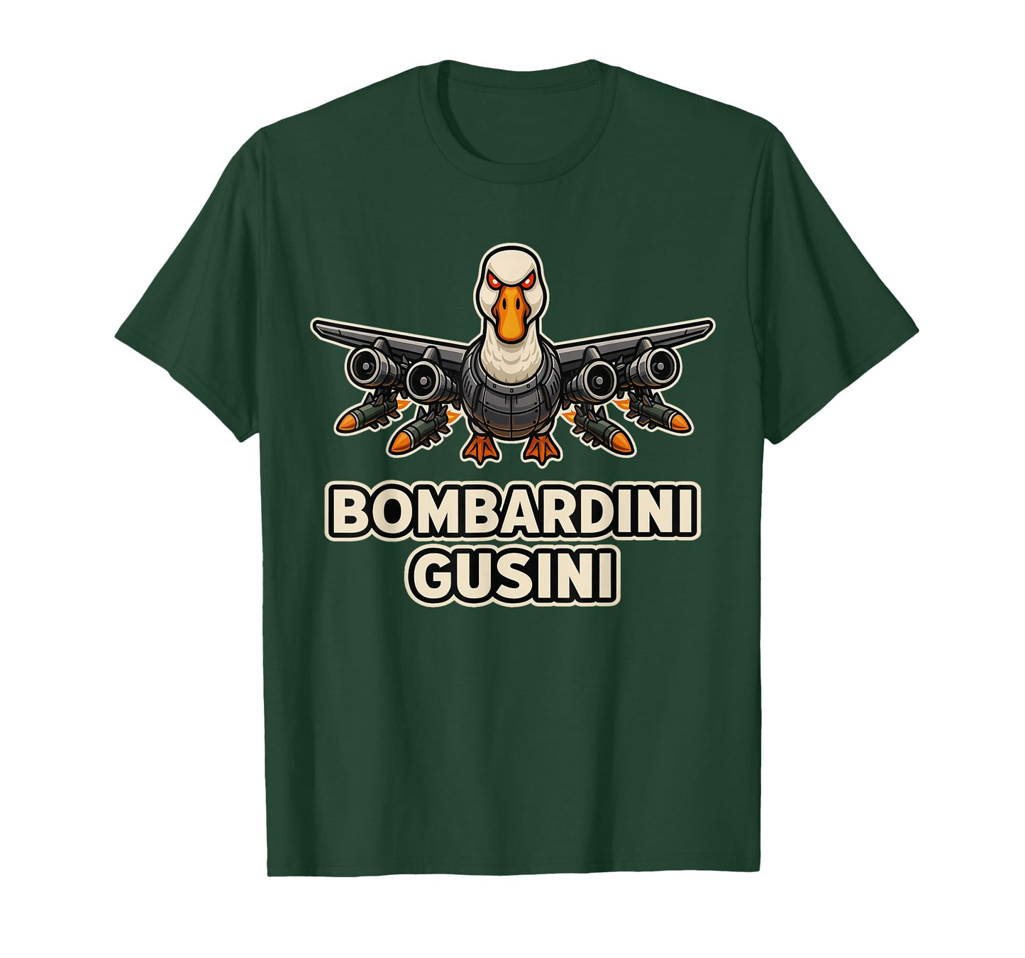 Bombardini Gusini - Funny Goose Brain Rot Kids Duck Meme T-Shirt