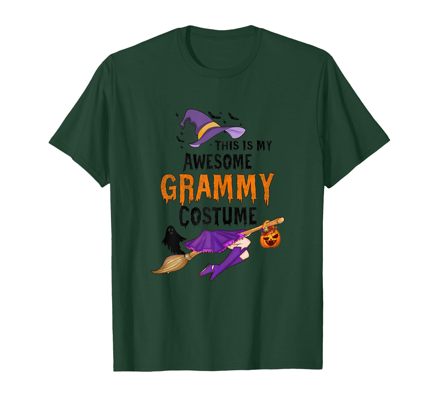 Womens This Is My Awesome Grammy Costume Halloween Spooky Women T-Shirt
