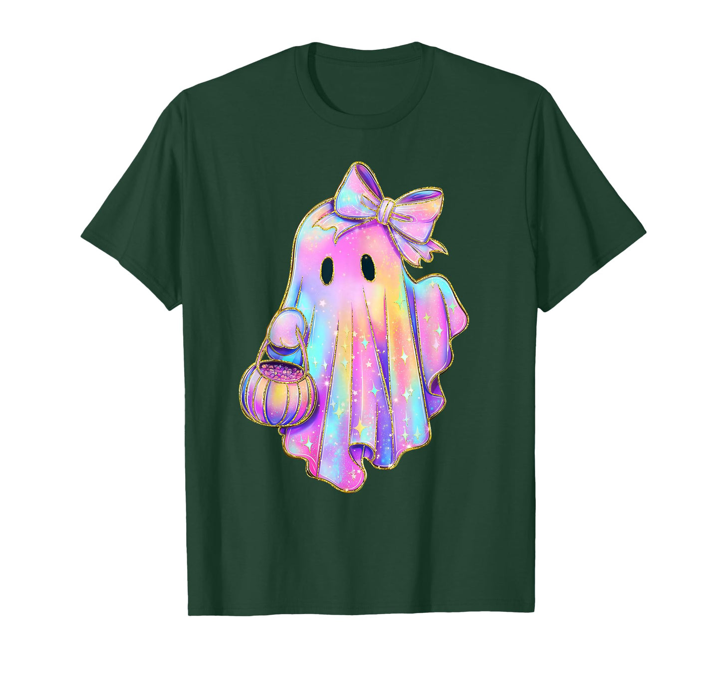 Funny Ghost Jack O Lantern Halloween Tie Dye Spooky Season T-Shirt