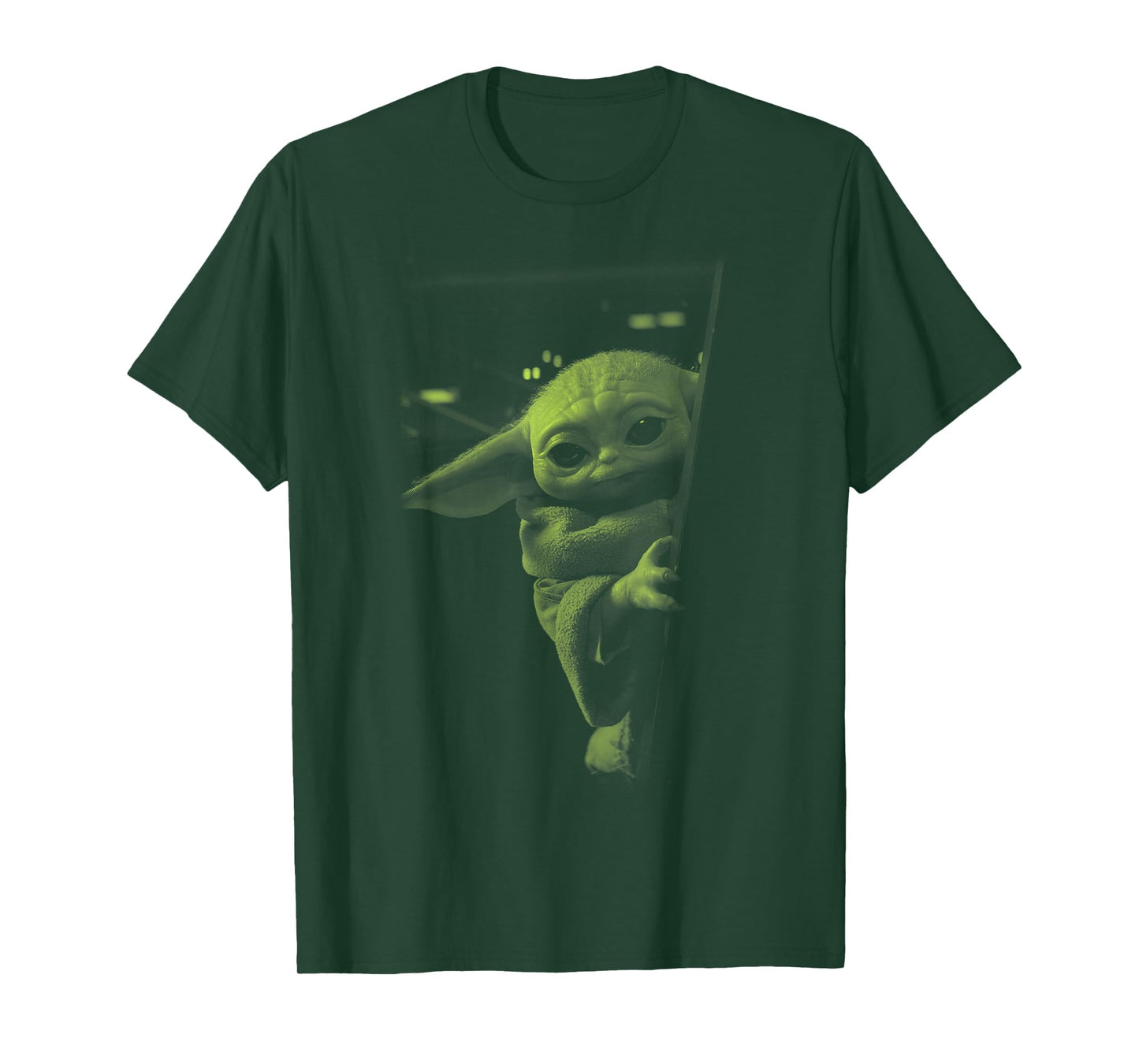 Star Wars: The Mandalorian Grogu Watching T-Shirt