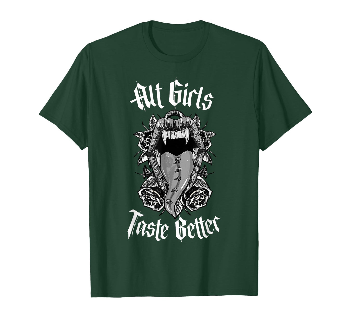 My Freaky World Goth Alt Clothing - Alt Girls Taste Better T-Shirt