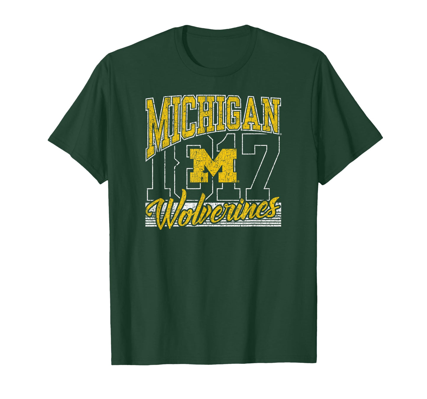 Michigan Wolverines Vintage 90's Rise Navy T-Shirt