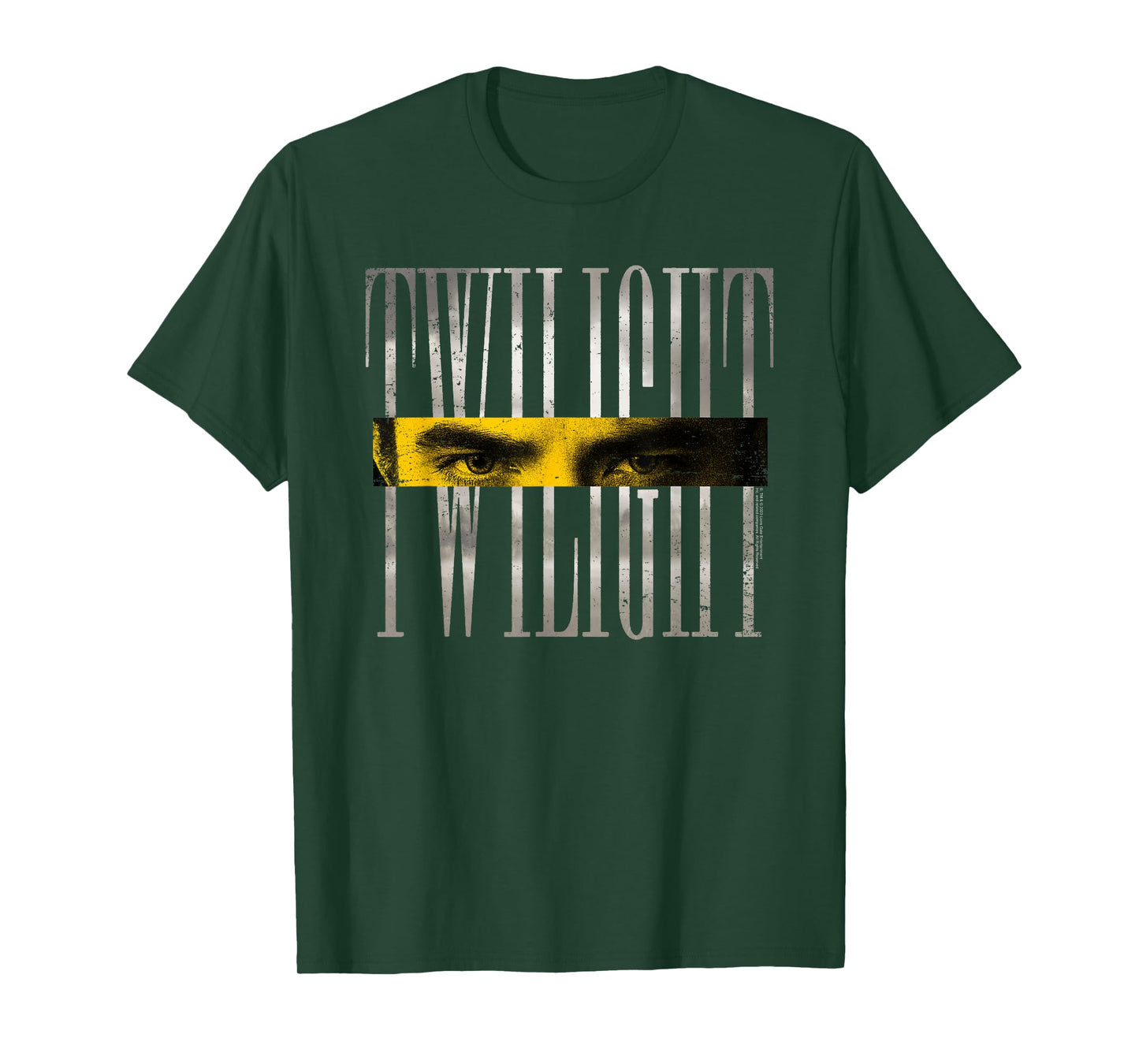 Twilight Saga Edward's Eyes with Retro Logo Movie T-Shirt