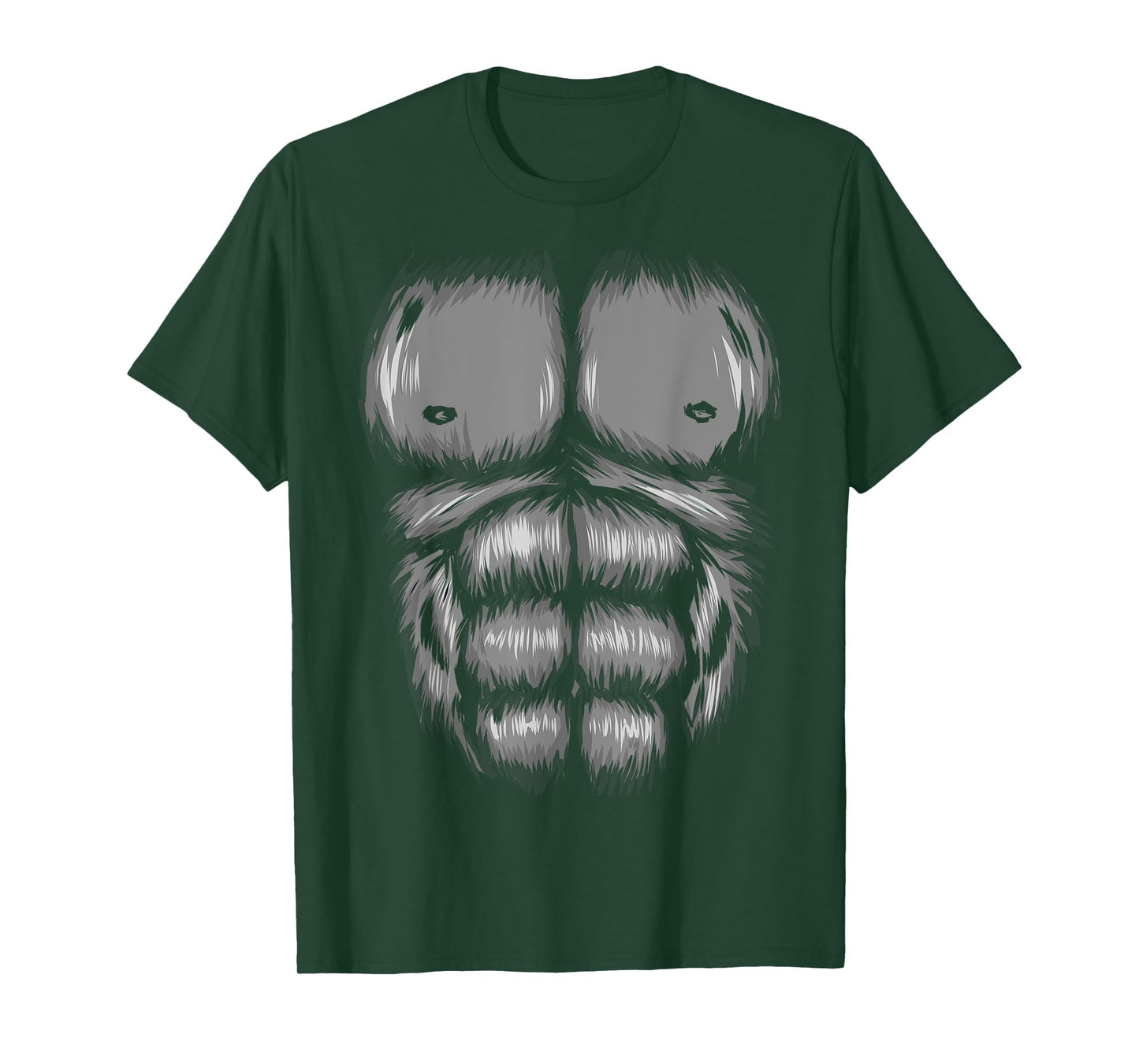 Gorilla Funny Lazy Halloween Costume Party Gorilla Chest T-Shirt