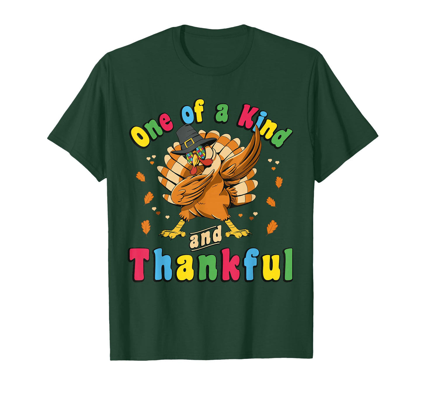 Autism Awareness Turkey Puzzle Thanksgiving 2022 T-Shirt