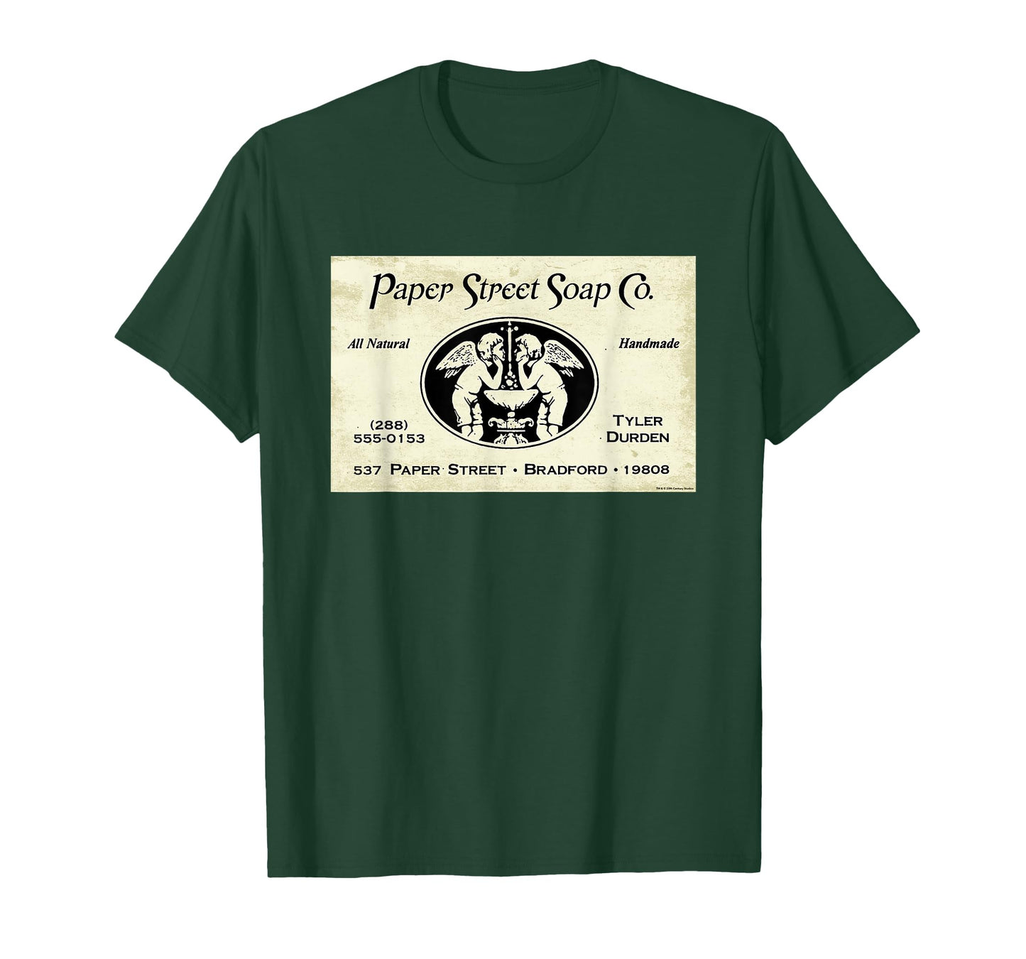 Fight Club Movie Official Paper Street Soap Co. Tyler Durden T-Shirt