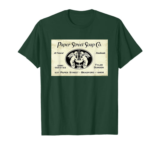 Fight Club Movie Official Paper Street Soap Co. Tyler Durden T-Shirt