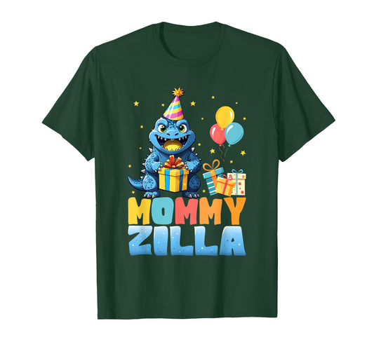 Mommyzilla Funny Monster Kaiju Family Matching Birthday Mom T-Shirt