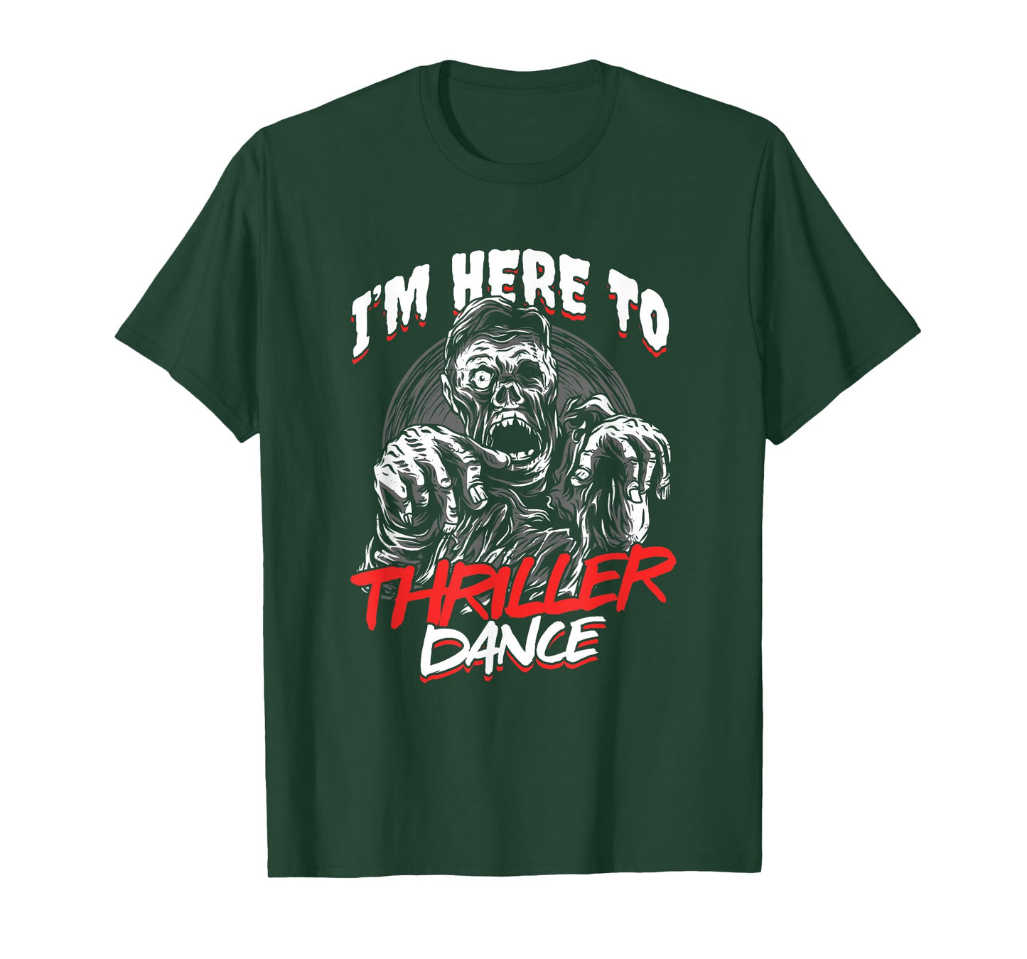 Zombie Undead Halloween Thriller Dance Trick Or Treat T-Shirt