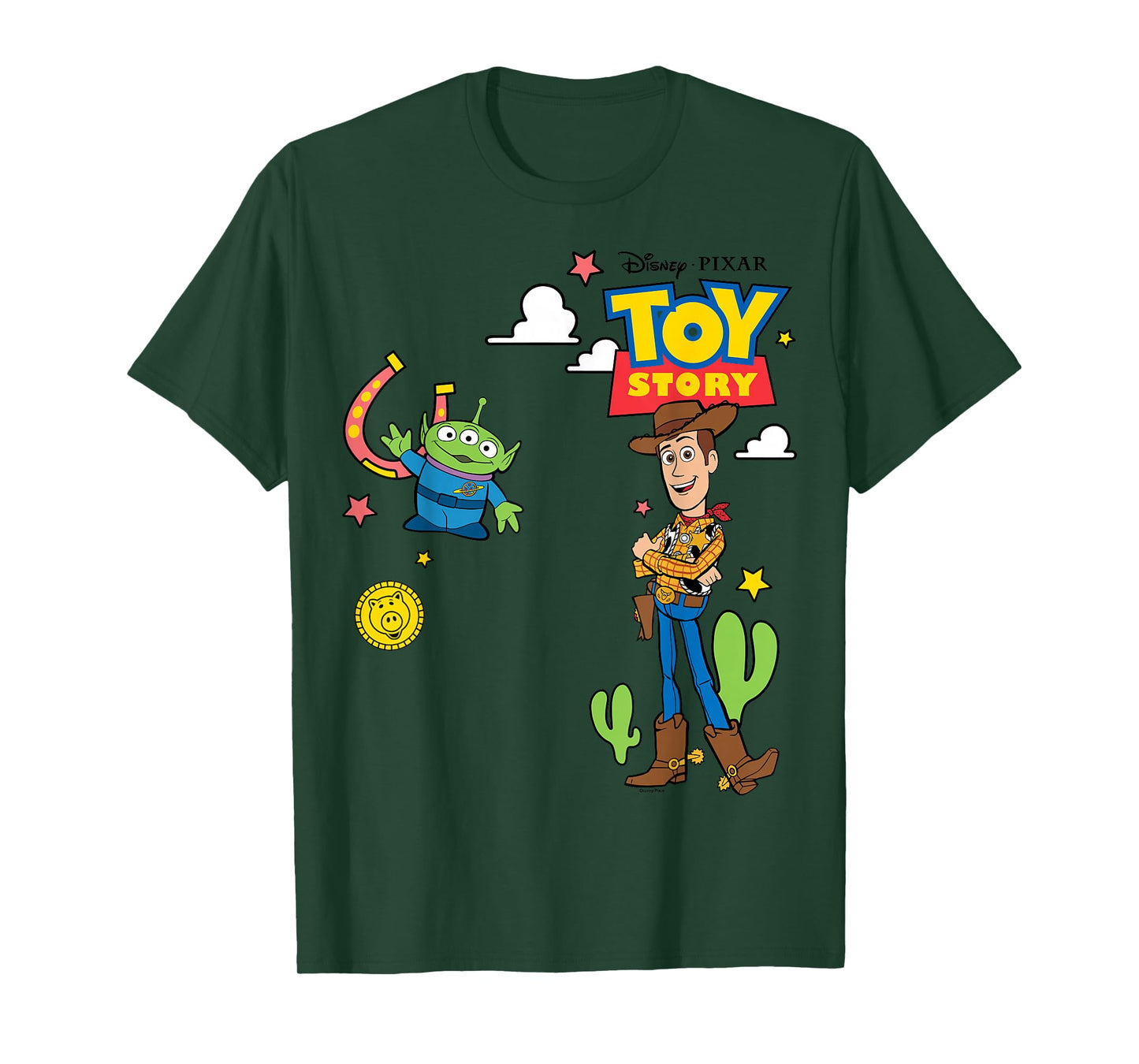 Toy Story 4 Woody and Alien T-Shirt