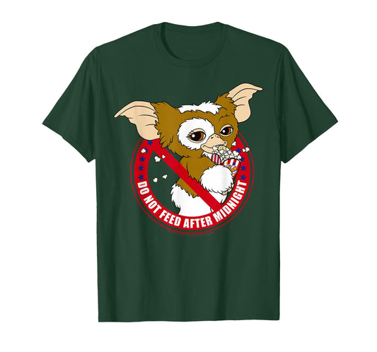 Gremlins Gizmo Do Not Feed After Midnight T-Shirt Small