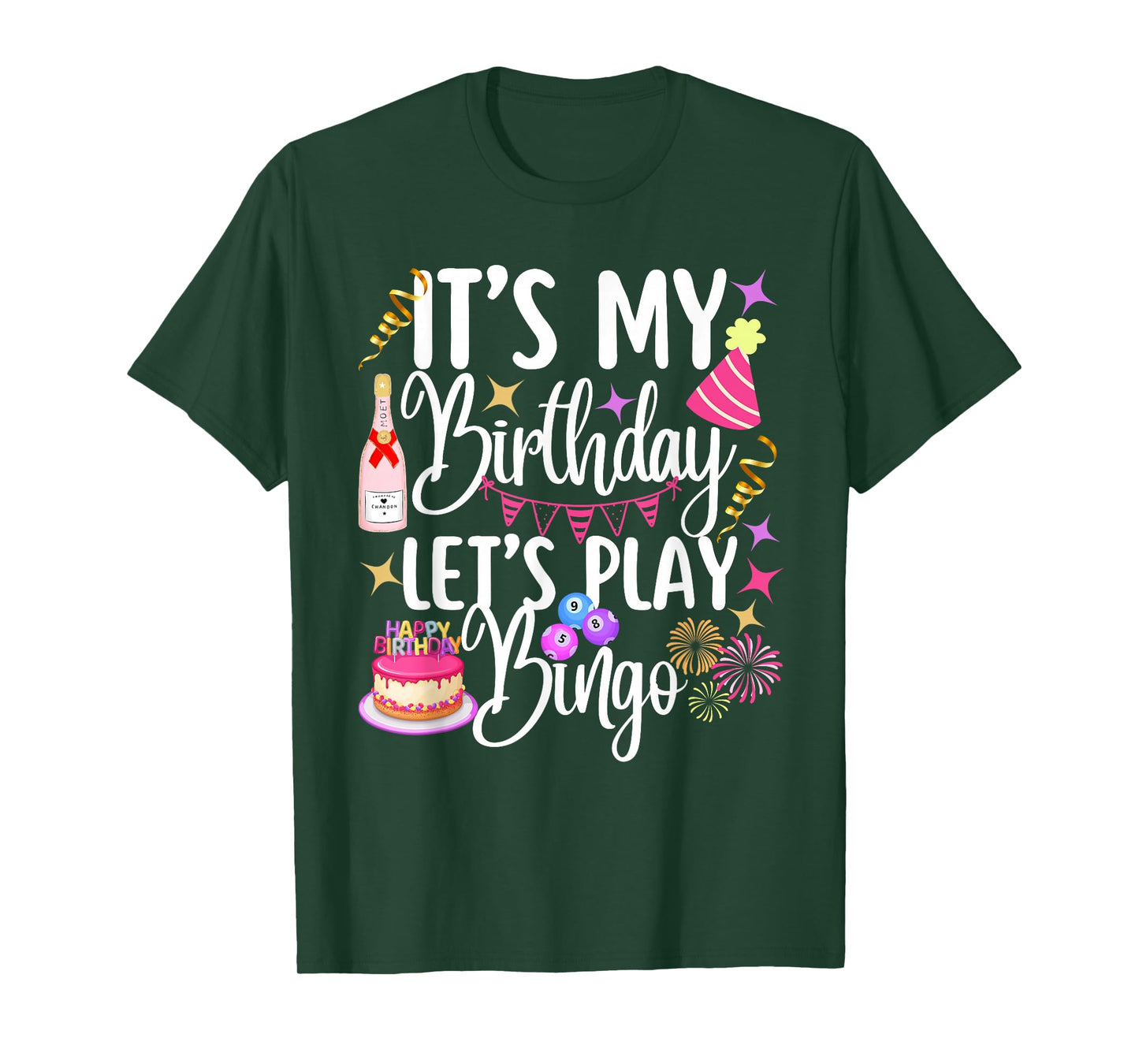 It's My Birthday Let's Play Bingo Player Party T-Shirt