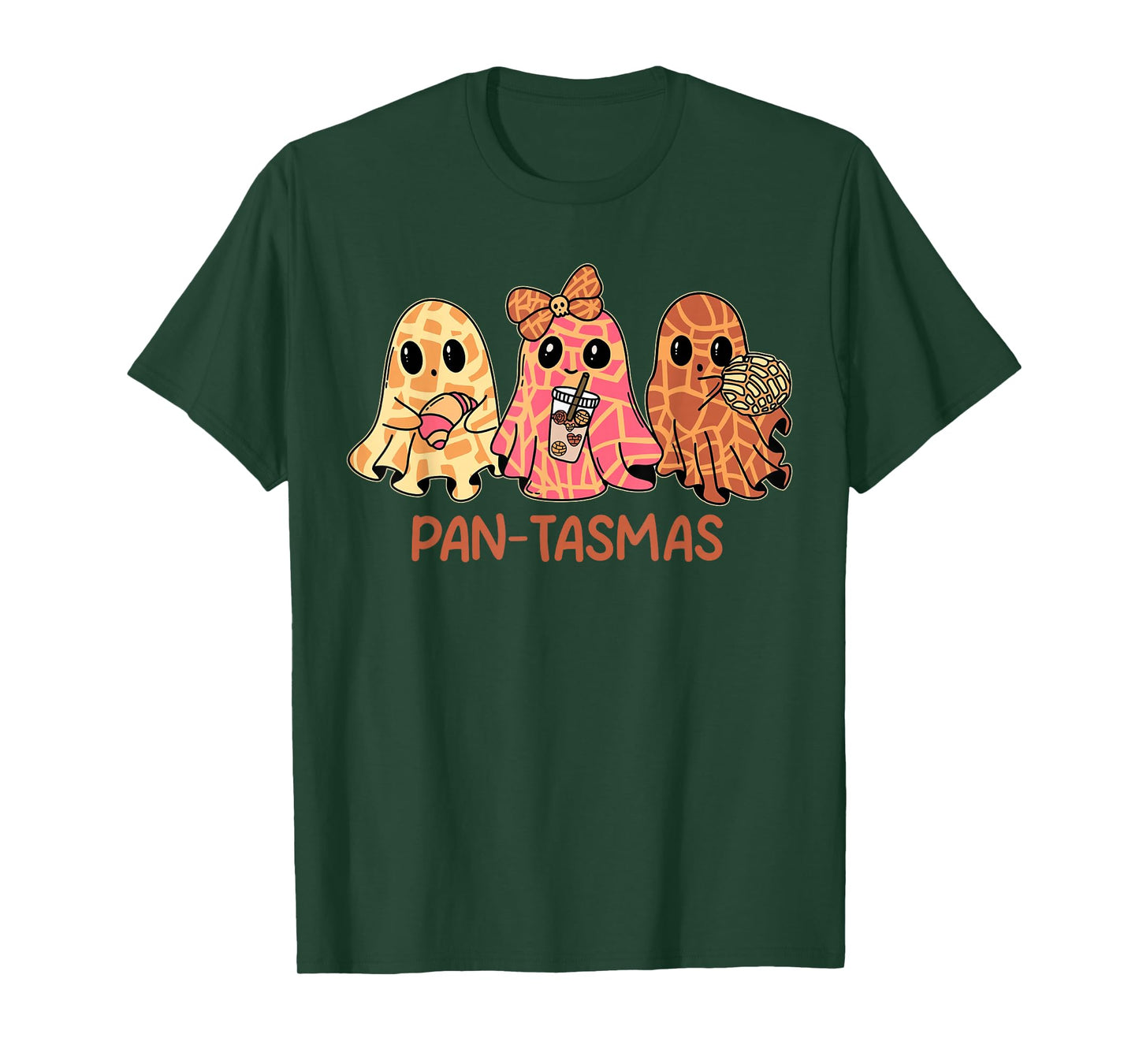 Pantasmas Ghost Coquette Bow Funny Conchas Mexican Halloween T-Shirt