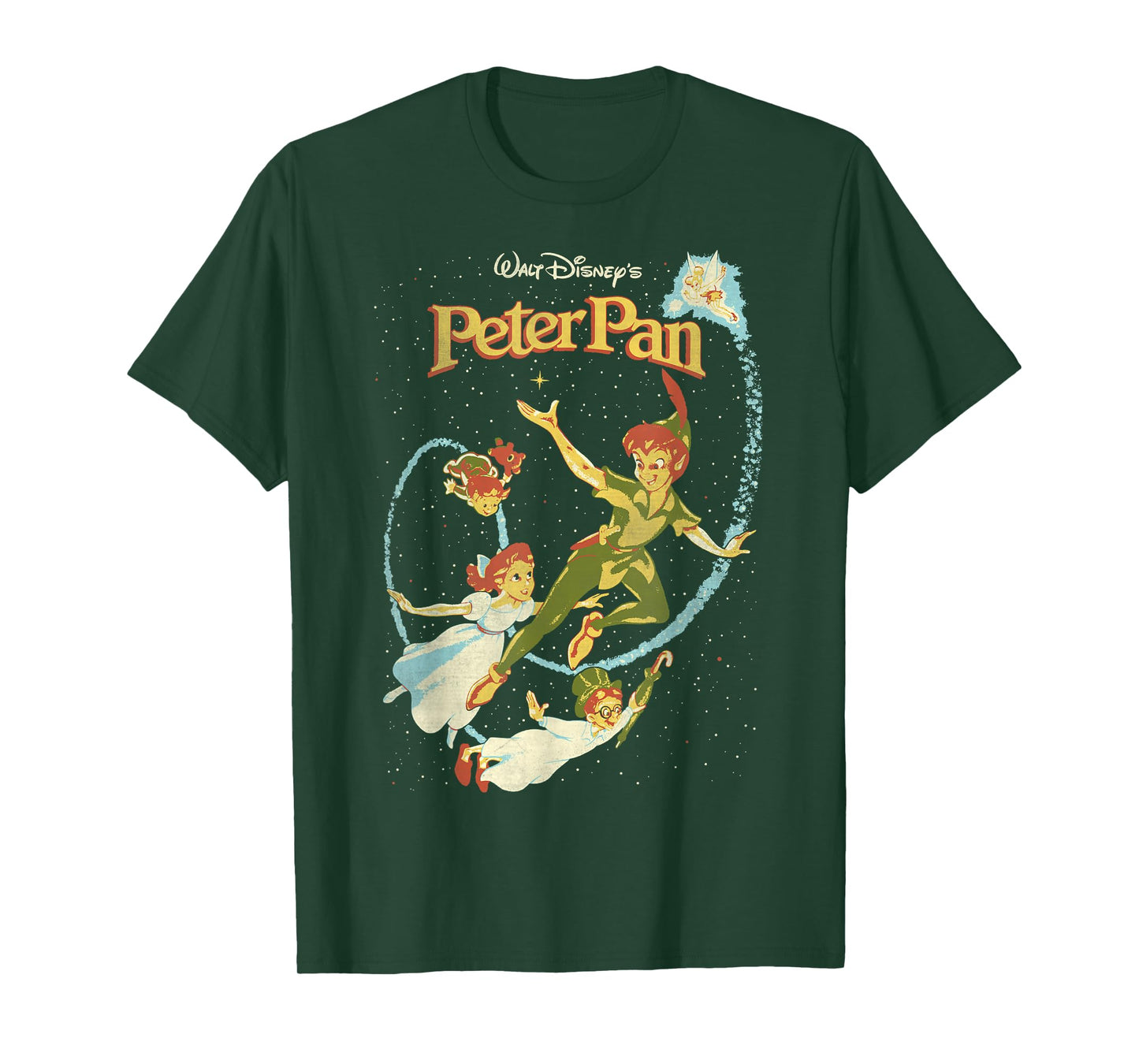 Disney Peter Pan Darling Flight Vintage Graphic T-Shirt T-Shirt Small
