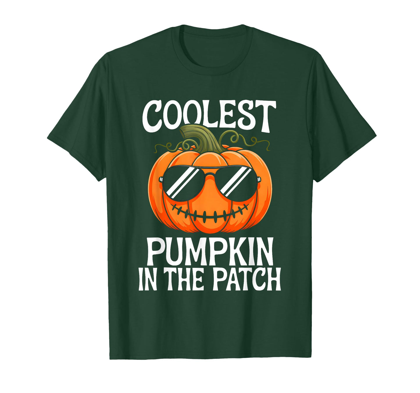 Coolest Pumpkin In The Patch Halloween Pumpkin Shirt For Boy T-Shirt