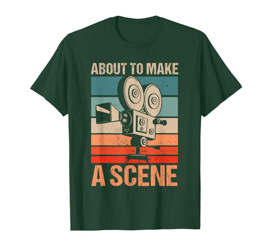 Short Film Writer Movie Maker Cinematographer Editor T-Shirt