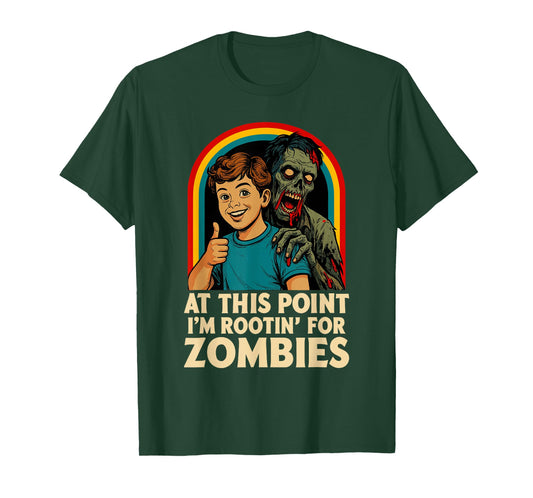 Zombie Men Women Kids Funny Halloween T-Shirt