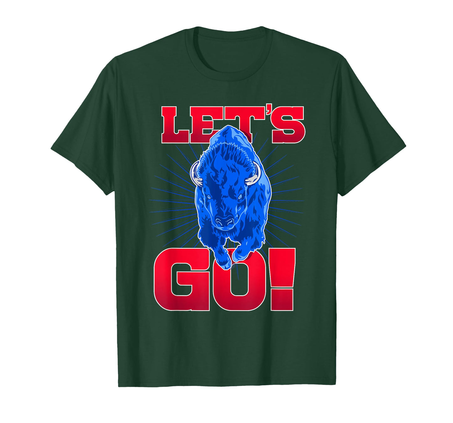 WNY Pride T-Shirt - Charging Buffalo - Let's Go T-Shirt