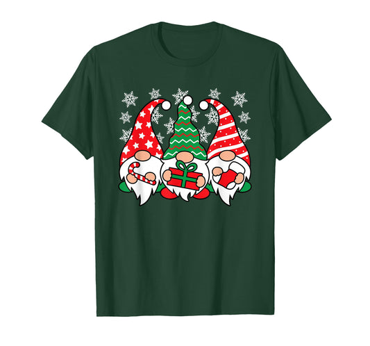 Funny Christmas Gnomes Xmas Gnome Men Women Kids T-Shirt